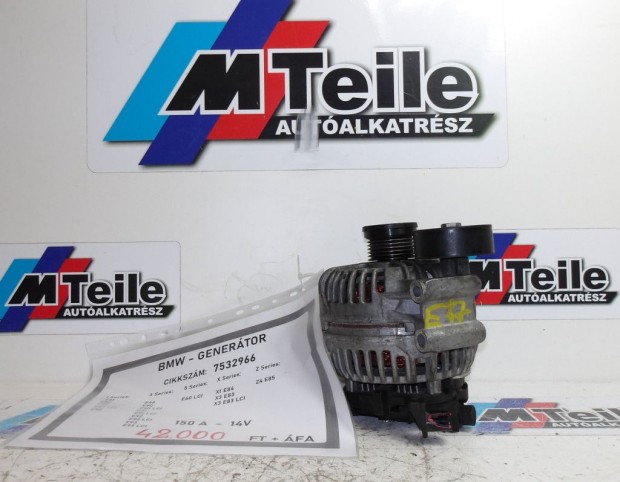 [GYRI BONTOTT, KIS SRLT] BMW - GENERTOR - 150 A - 14V - 1-ES ; 3-